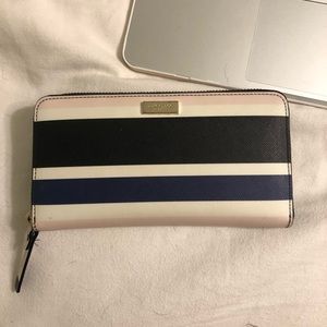 kate spade stripe wallet